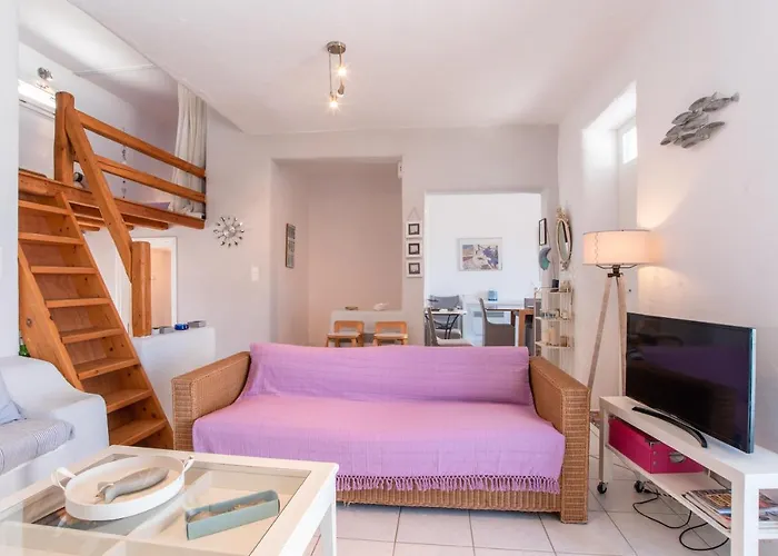 Overlooking Sea Maisonette With Bbq For 7 Ppl Апартаменты Kostos